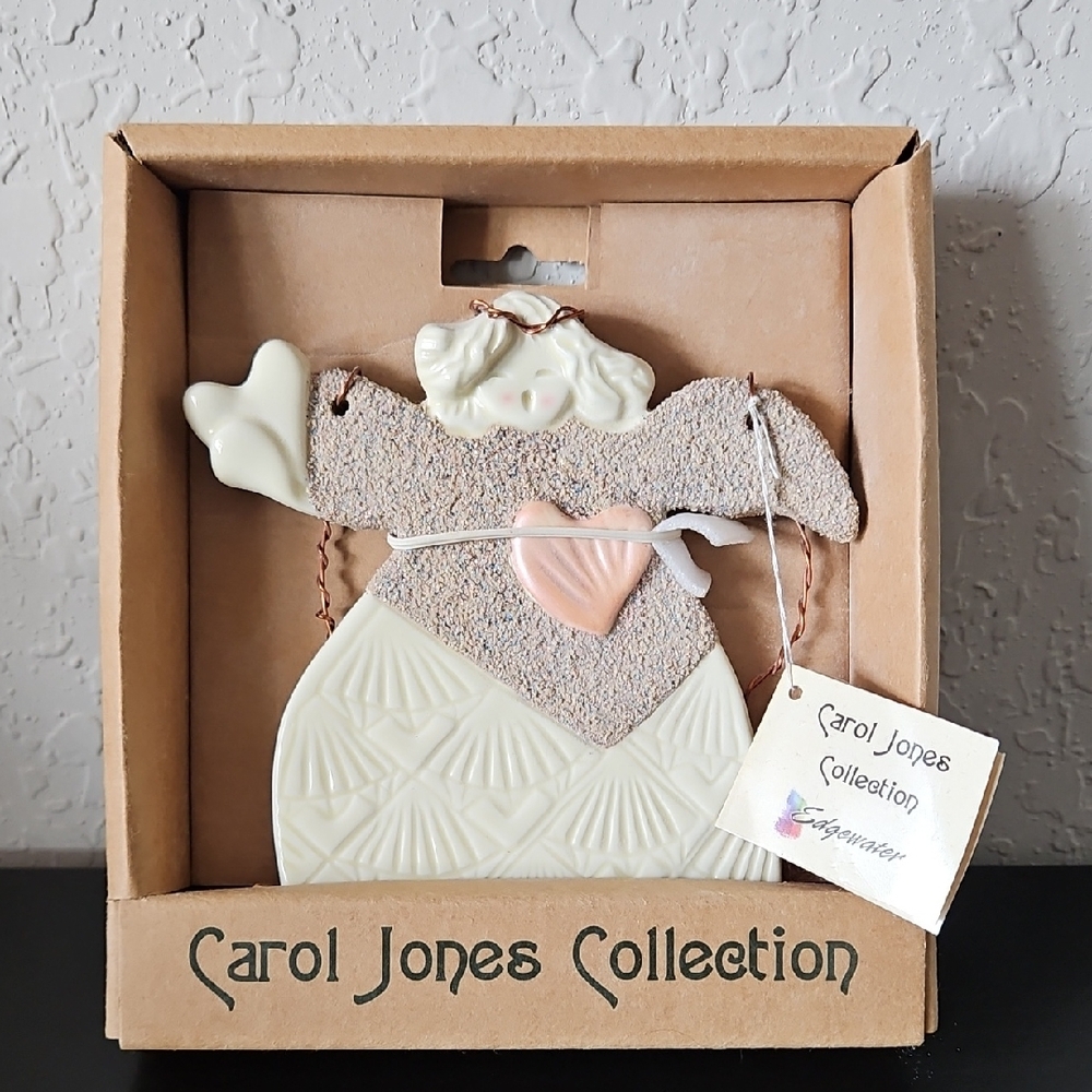 Carol Jones Collection Shell Angel Figurine Edgewater Design